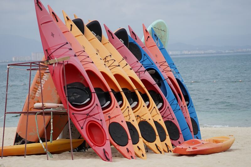 Lugares para practicar con el kayak transparente